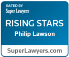 Rated by Super lawyers rising stars philip lawson superlawyers.com