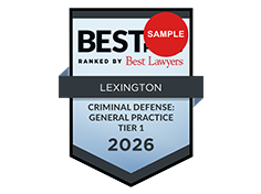 Best Firm Ranked By Best Lawyers | Lexington | Criminal Defense: General Practice Tier 1 | 2026