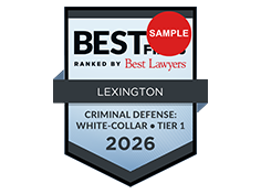 Best Firm Ranked By Best Lawyers | Lexington | Criminal Defense: White-Collar Tier 1 | 2026